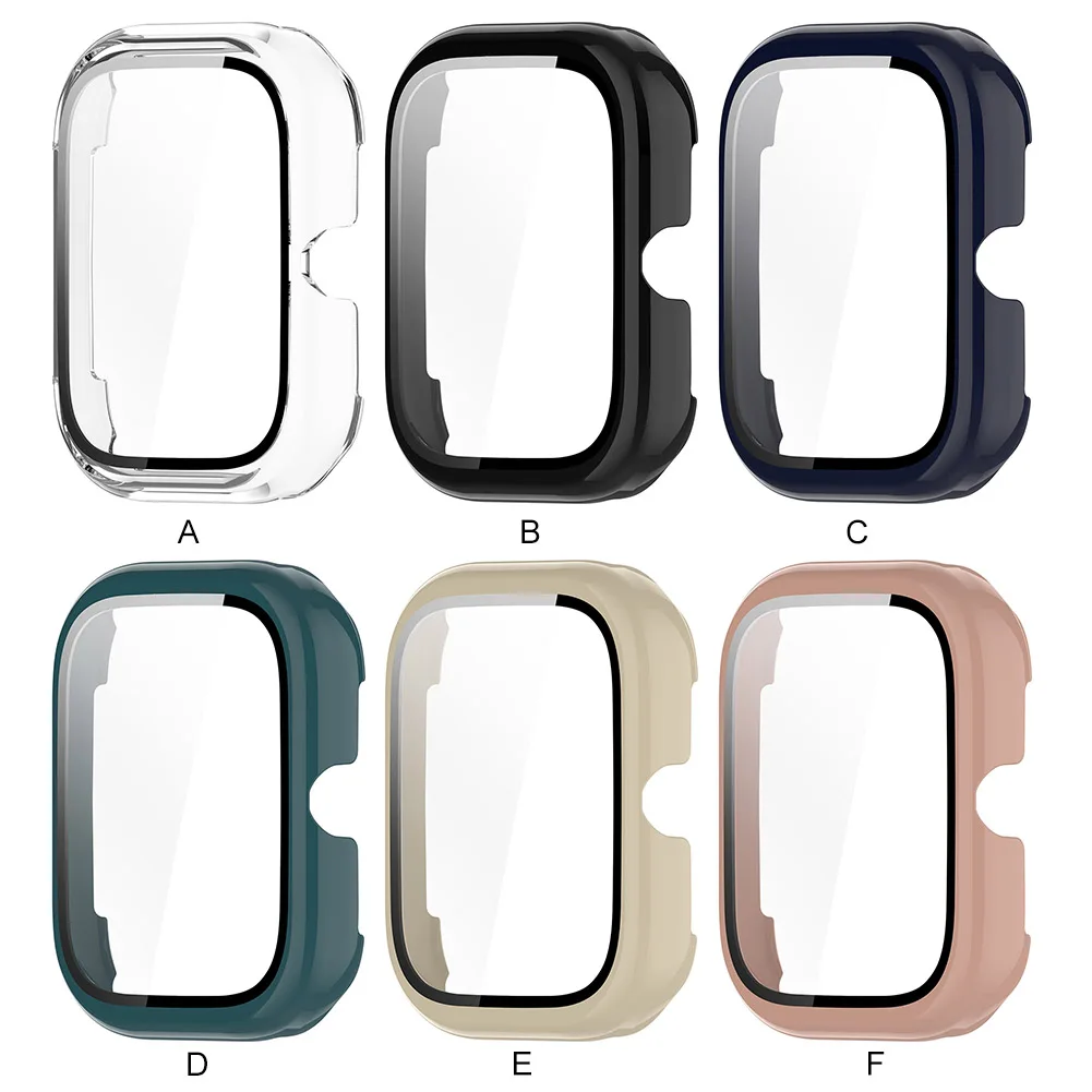 Funda de reloj PC con funda protectora de vidrio templado, marco de cobertura completa anticaída, antiarañazos para Honor Choice Haylou Watch - imagen 2