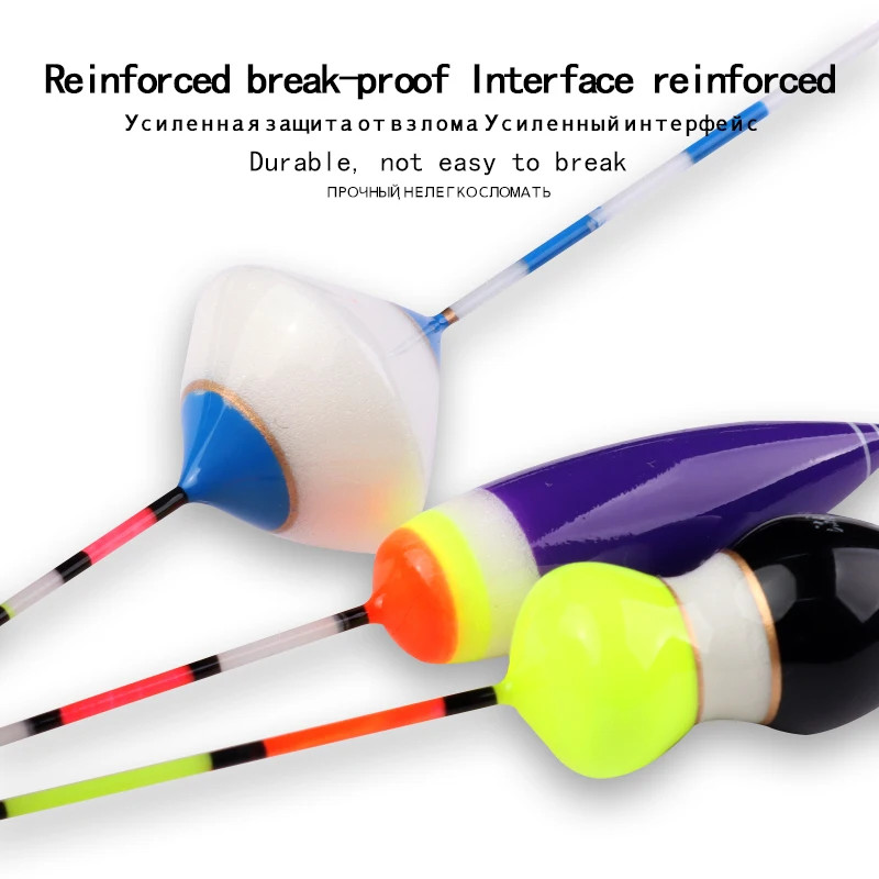 1 pieza Nano flotador de pesca + 1 tubo de boya pesca en hielo flotador de pesca de agua poco profunda flotador sensible multicolor disponible herramienta de pesca - imagen 5