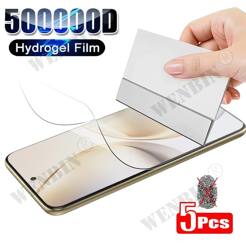 Película de hidrogel de 5 uds para Realme 14 Pro 14 Pro + Plus Protector de pantalla de cubierta completa para Realme 15 13 Pro Plus - imagen 2