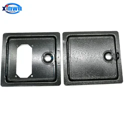 Puerta abatible hierro negro para expendedora y caja fuerte