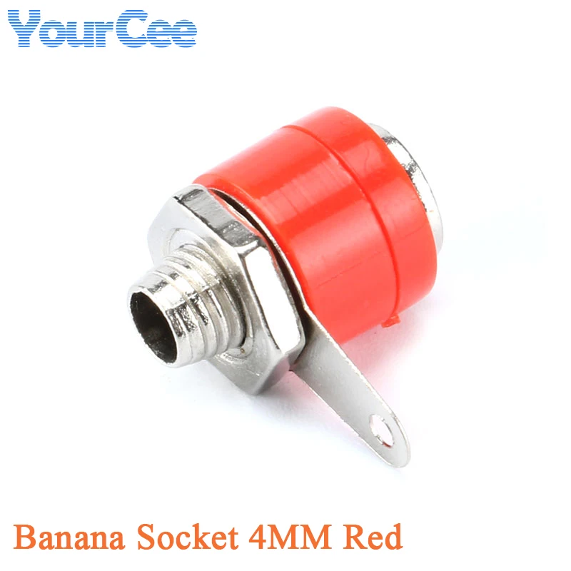 Socket 4mm Red