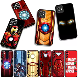 Funda Marvel IronMan Superhéroe Iron Man para Samsung Galaxy A36 A17 A26 A07 A35 A54 A53 A13 A33 A34 S8 S9 S20 S21 FE S10 Plus