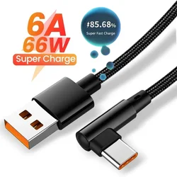 Cable USB-C 66W PD Trenzado – Carga Rápida Huawei, Xiaomi e iPhone
