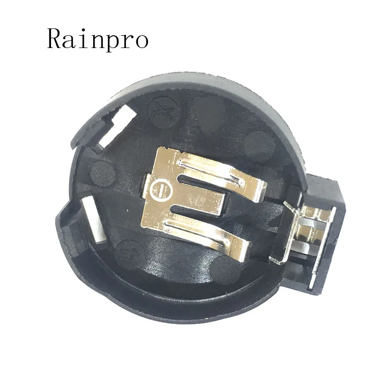  5PCS/LOT CR2450  2450 Coin Cell Button Battery Socket Holder Case 2 Pins Black. - imagen 2