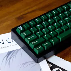 Teclas ABS de Doble Disparo Verde Esmeralda para Teclado Mecánico