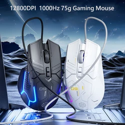 Ratón Gaming Inphic PG9 RGB – Iluminación, Alta Precisión y Control