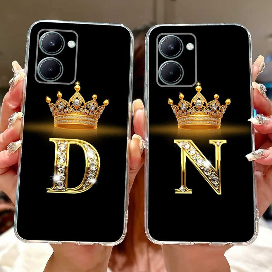 Funda de teléfono con letras a la moda para Realme C33 (RMX3624), funda trasera delgada de TPU transparente para RealmeC33 C 33 2020, fundas de silicona suave - imagen 2