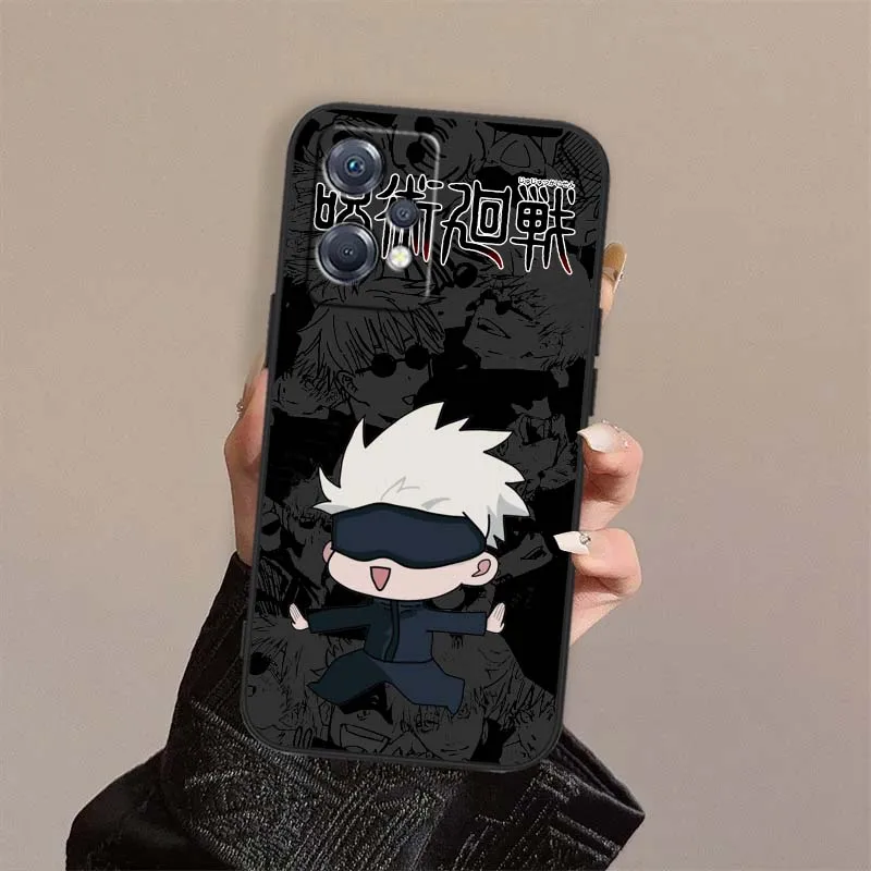 Funda Gojo Chibi para OPPO Find K9X K9S K5 K13X K12X K12 K10 F31 F29 X6 X5 X3 X2 Pro Lite Neo Plus - imagen 4