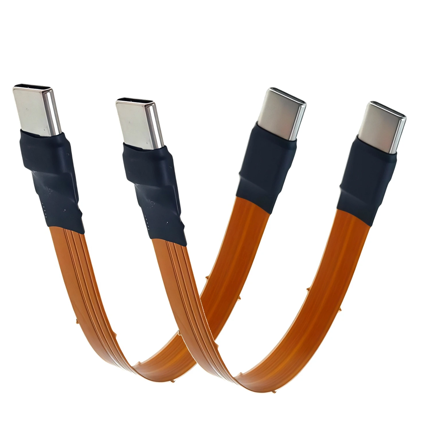 USB4 macho función completa PD240W doble TYPE-C macho a macho FPC Cable suave Cable plano Thunderbolt 40GB 2025 nuevo - imagen 2