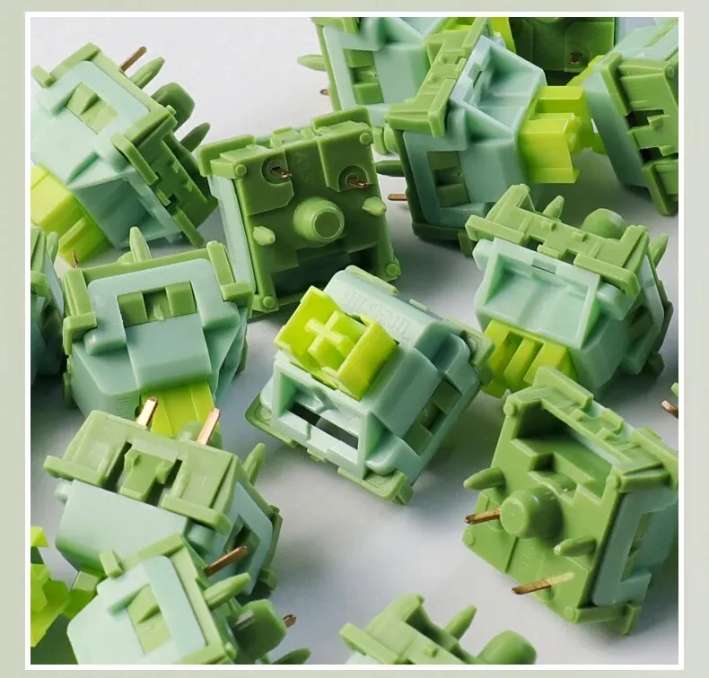 Outemu-interruptor silencioso Peach/Lemon V2, actualización de Lubed, Teclado mecánico lineal táctil, 5 pines, intercambio en caliente personalizado, bricolaje - imagen 5