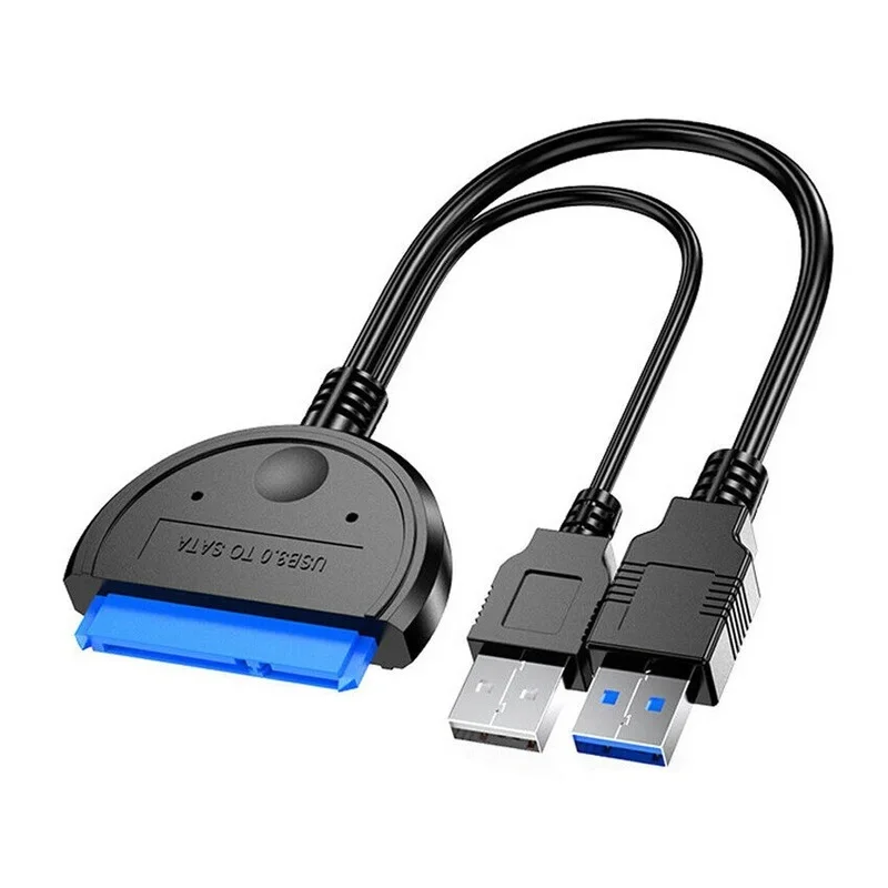 Cable USB SATA 3, adaptador Sata a USB 3,0 de hasta 6 Gbps, compatible con disco duro HDD SSD externo de 2,5 pulgadas, 22 pines Sata III A25 2,0 - imagen 4