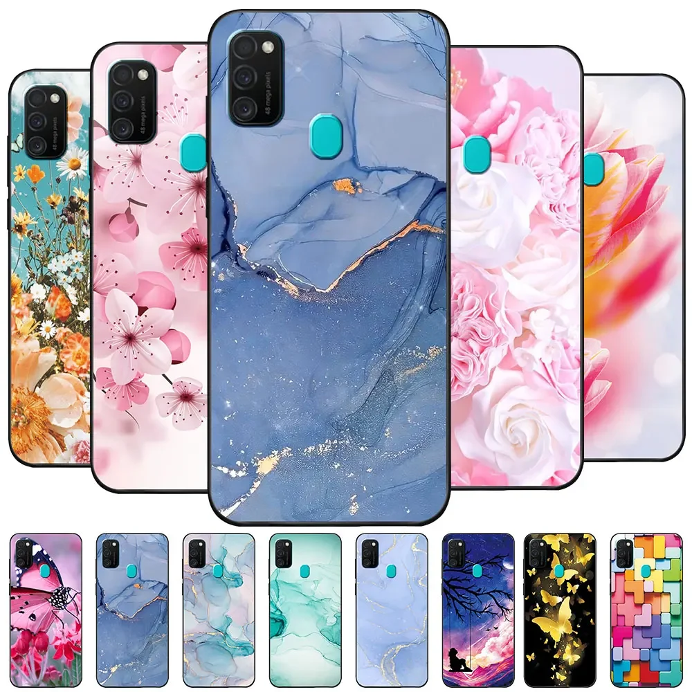 Funda para Samsung M21 Coque M30S TPU silicona suave Funda de teléfono para Samsung Galaxy M30S M 21 Funda trasera parachoques Capa