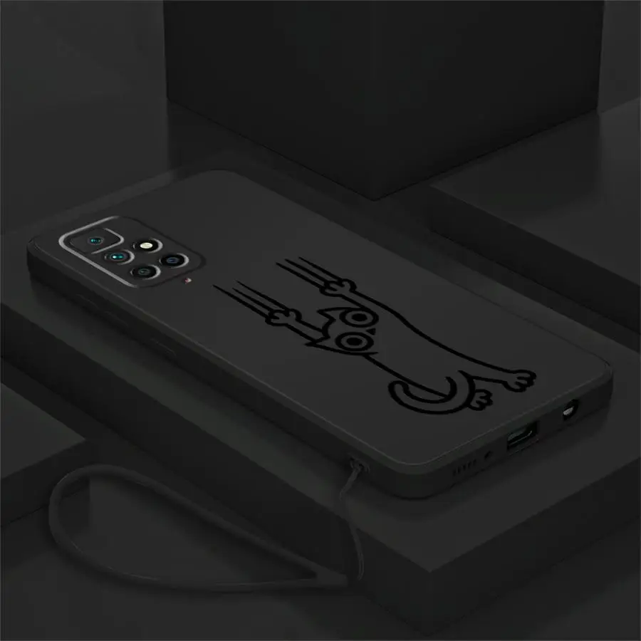 Funda de perro y gato de dibujos animados para Xiaomi Redmi A2 14C 13C K40 9 8 A3x K60 12C A1 10 funda suave - imagen 4