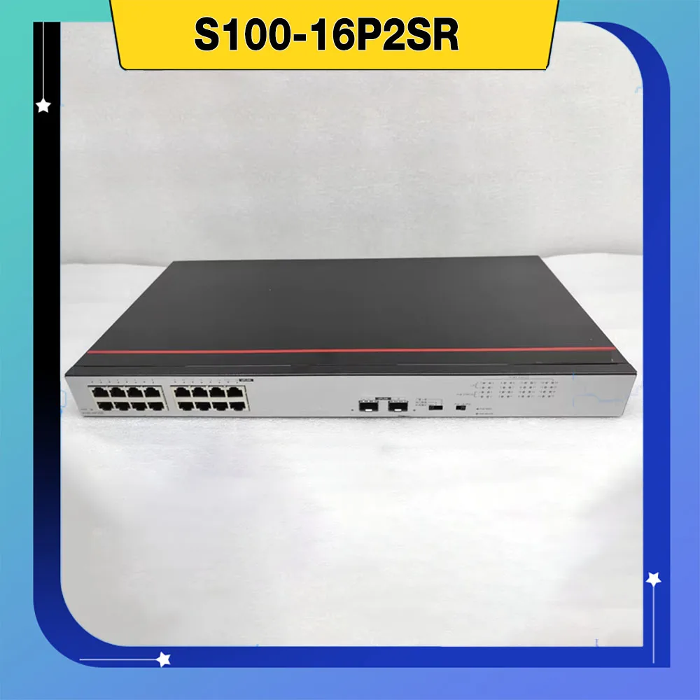 S100-16P2SR Conmutador POE Gigabit de 16 puertos con 16 puertos eléctricos Gigabit 2 puertos ópticos Gigabit - imagen 2
