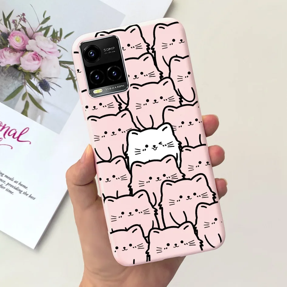 Funda de silicona suave para Vivo, carcasa para Y21 2021, V2111, lindo pato astronauta, Y21s, Y33s, 4G, Y21t, Y33t, Y21A, V2110, V2135, V2109 - imagen 3