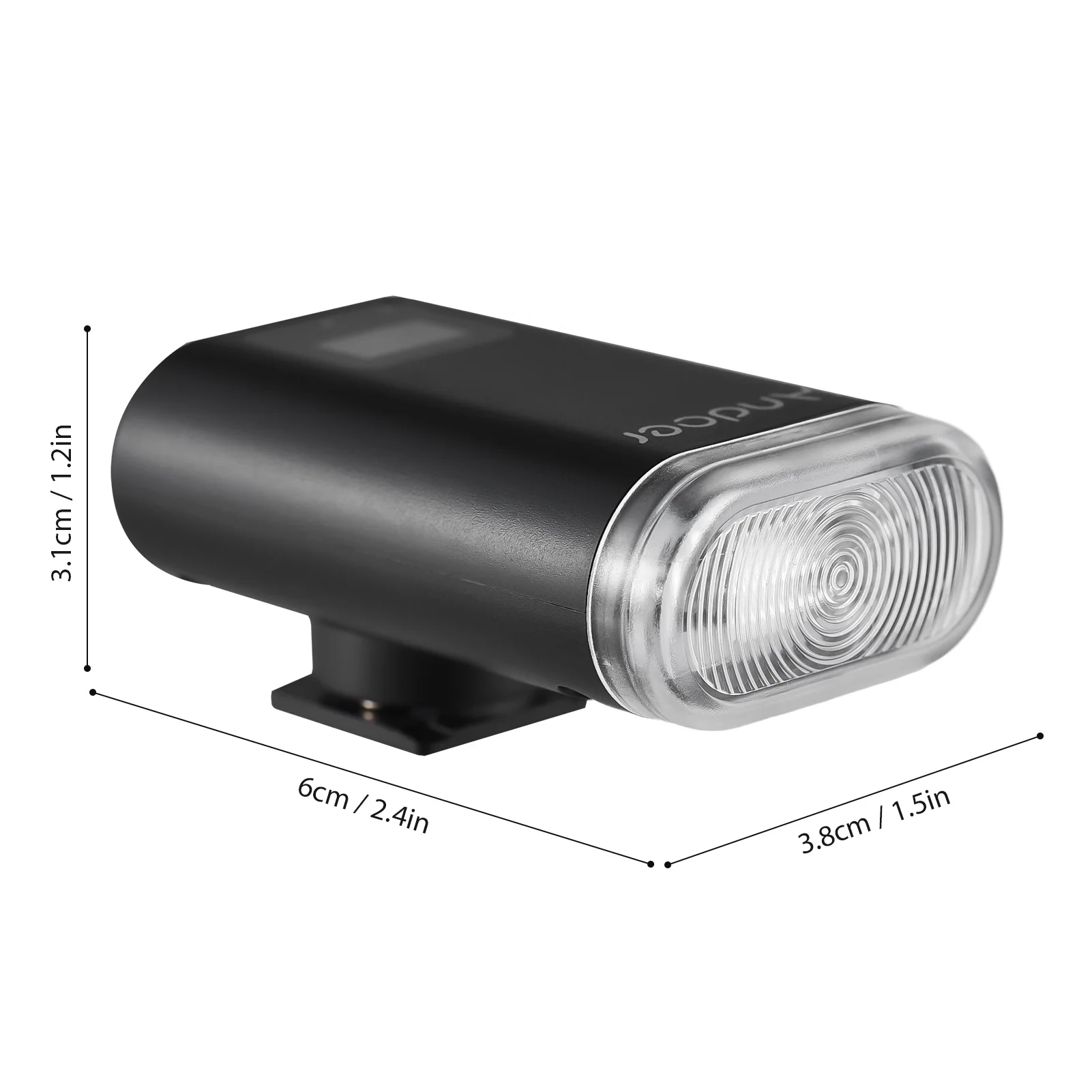 Andoer S12 Flash de cámara Universal GN12 luz de Flash en la cámara 5600K Speedlite 8 niveles brillo ajustable 1-7s tiempo de reciclaje - imagen 2