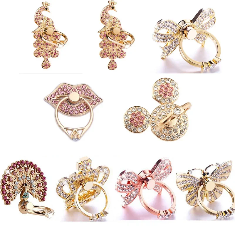 Soporte de anillo para teléfono móvil, accesorios de soporte para dedo, enchufe para teléfono móvil, Iphone