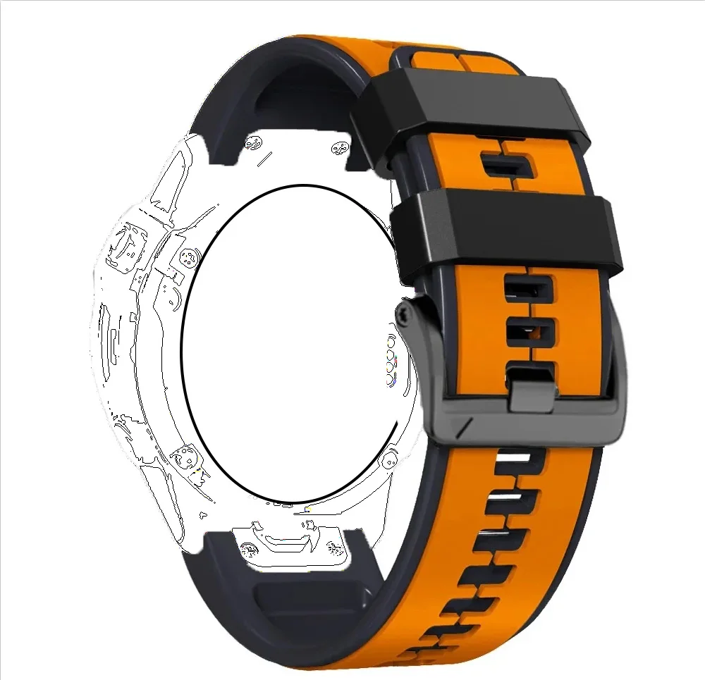 Correa de 26mm 22mm para Garmin Fenix 8 51mm 7X 7 6X 6 Pro 5X correa de reloj Quickfit Enduro Epix Pro Gen 2 Tactix 7 Pro pulsera de silicona - imagen 4