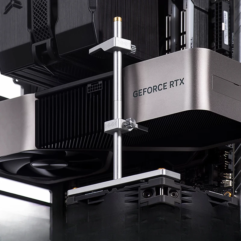 Soporte para tarjeta gráfica instalación Vertical 4090 12CM 14CM ventilador para soporte estacional para ASUS ROG Rainbow 3060ti