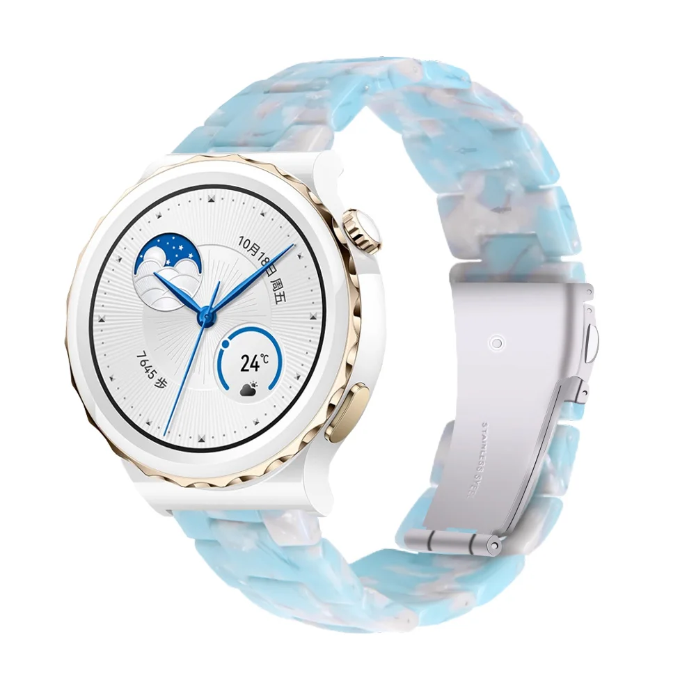 Correa de resina para reloj inteligente, banda de 20mm para Huawei Watch GT 3/2 de 42mm/GT3 Pro de 43mm, Honor Magic 2 de 42mm - imagen 2