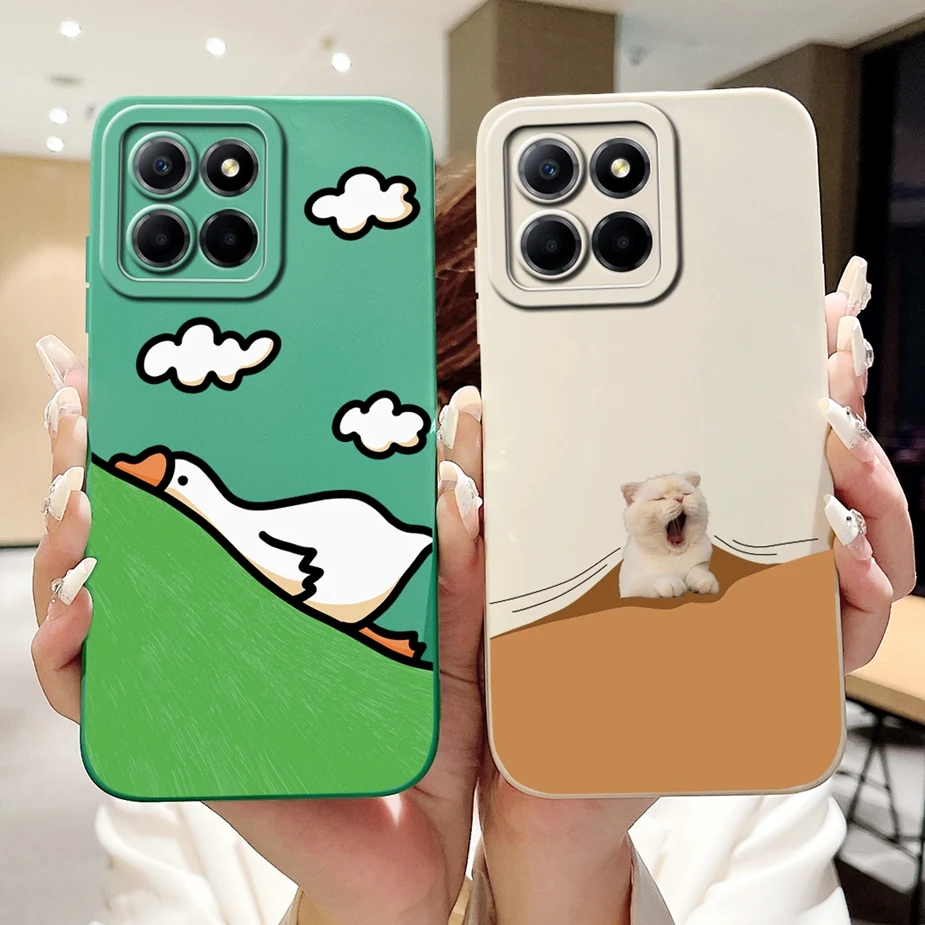 Funda de TPU suave para Honor X8b, cubierta de teléfono mate de dibujos animados a la moda para Honor X8a X 8b, Honor X8a, Honor X8b, LLY-LX1 - imagen 4