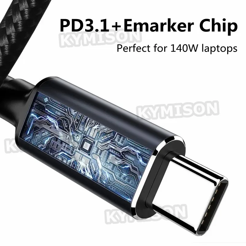 Cable cargador Universal para ordenador portátil Asus, adaptador de corriente CC, convertidor, 65W, 90W, 140W, USB C, PD a DC, para Dell Hp 5,5x2,5 7,4x5,0 4,5x3,0mm - imagen 5