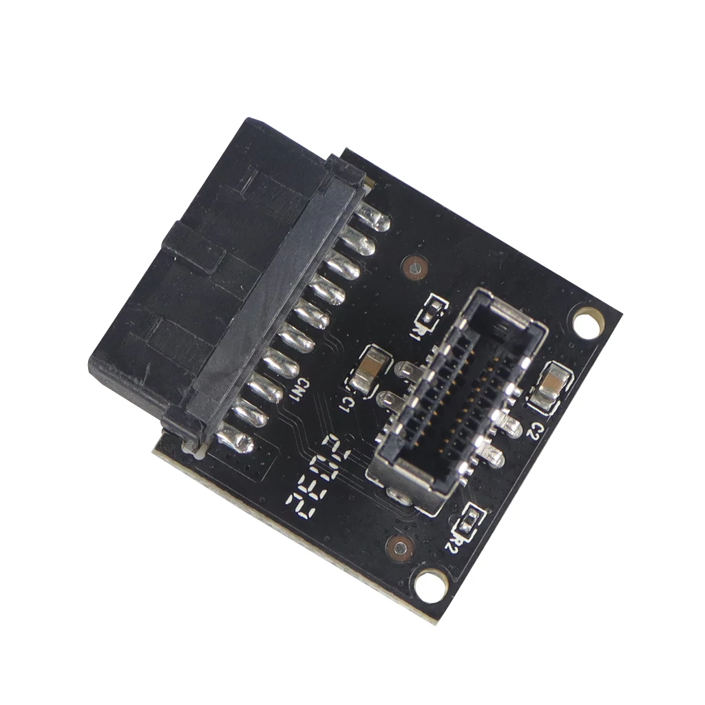 Adaptador de extensión de cabezal para placa base ASUS, conector vertical de PC tipo C USB3.1 para Panel frontal, USB 3,0, 19 pines a TYPE-E, 20 pines - imagen 4