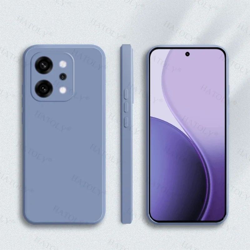 Para Oppo Reno 14 Pro funda para Oppo Reno 14 Pro antigolpes Original silicona líquida Color caramelo funda para Oppo Reno 14 - imagen 2