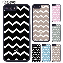 Krajews-funda de teléfono personalizada de CHEVRONS, TPU, para iPhone 17 Air 16 15 14 Plus 11 12 13 Pro Max