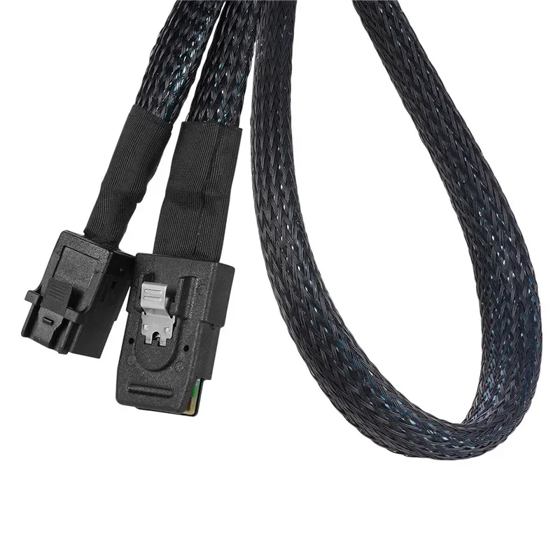 Cable Mini SAS SFF-8643 a SFF-8087 de 36 pines, Cable Mini SAS HD interno, Cable Mini SAS de 36 pines a SFF-8643 0,5 M 1 M - imagen 2