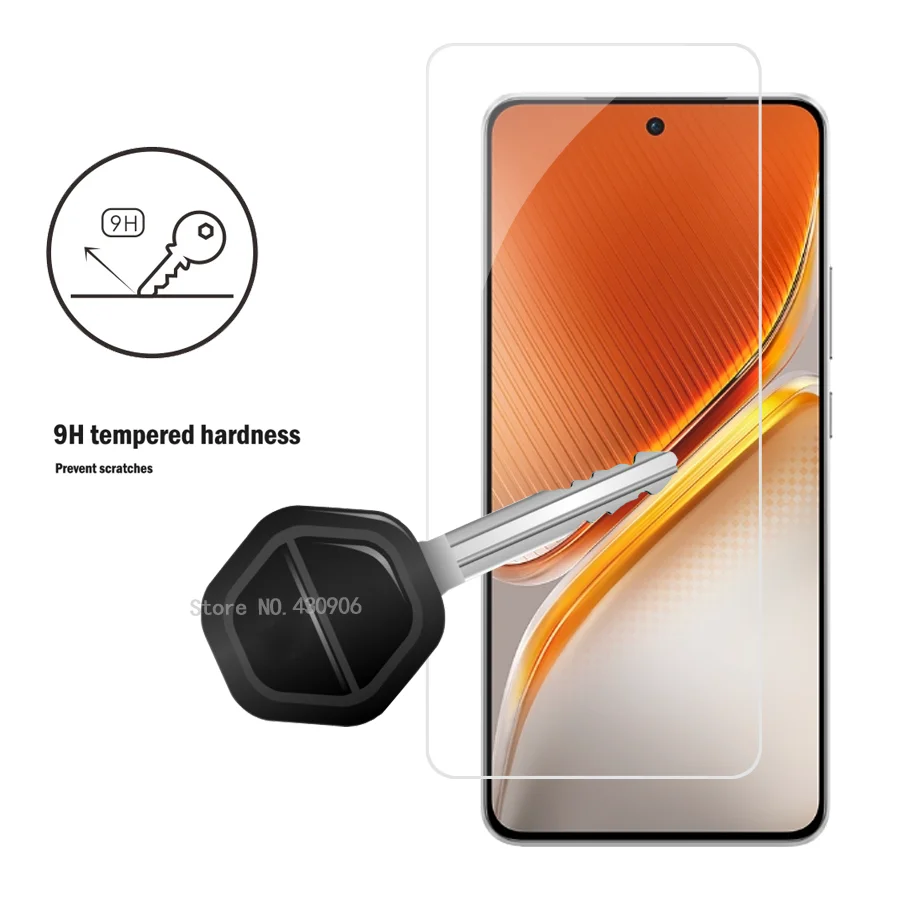 3 piezas para IQOO Neo 10 Pro Protector de pantalla cobertura de pantalla para IQOO Neo 10 10 Pro borde de película de vidrio templado transparente 9H - imagen 4