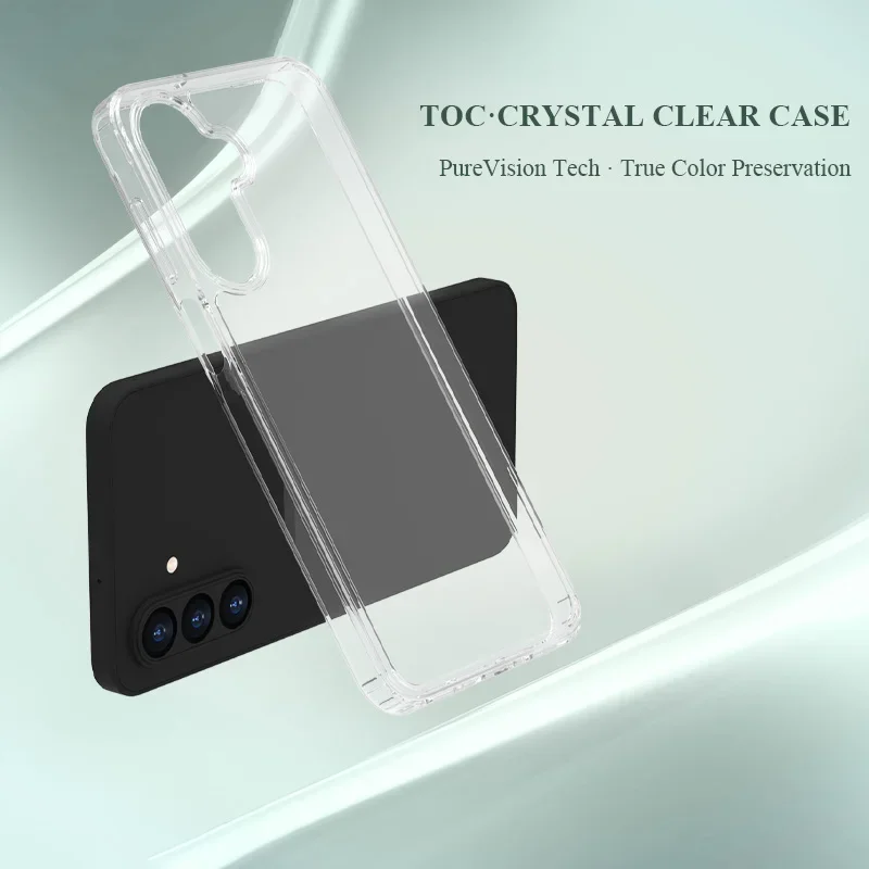 LR Toc para Samsung Galaxy A17 5G funda suave TPU + acrílico cristalino ultrafino 360 protección contraportada - imagen 4