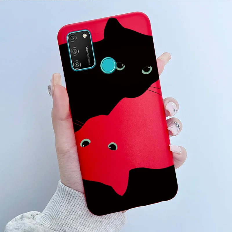 Para Honor 9A Funda de silicona suave mate flor Funda de teléfono para Huawei Honor 9A Fundas para Honor9A 9 A MOA-LX9N Funda trasera - imagen 4