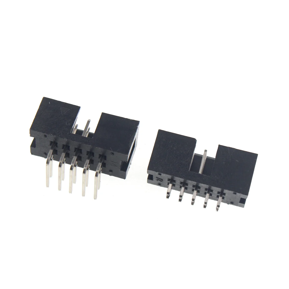 20/10 Uds DC3 6P 8P 10P 12P 14P 16P 20P 26P 30P 40P 50P 64P conector de cabezal de enchufe de 2,54mm ISP macho ángulo de doble espaciado IDC JTAG - imagen 2