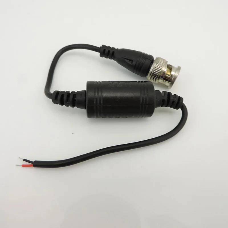 1 par AHD/CVI/TVI HD transmisor de par trenzado impermeable pasivo BNC a Cable de 2 núcleos Balun de vídeo para CCTV ABS plástico Q1 - imagen 4