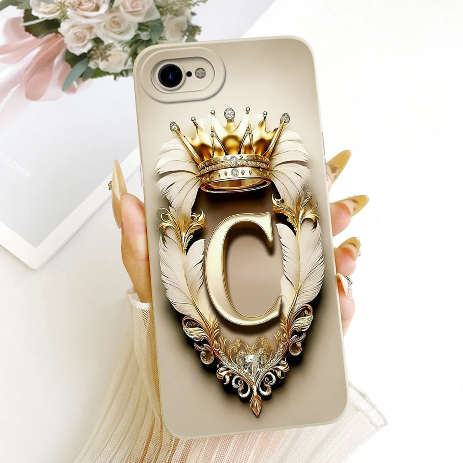 Para Apple iPhone 7 Plus iPhone8 funda Cool Crown Letters funda a prueba de golpes funda de teléfono de silicona suave para iPhone7 iPhone 8 Plus bolsas - imagen 4