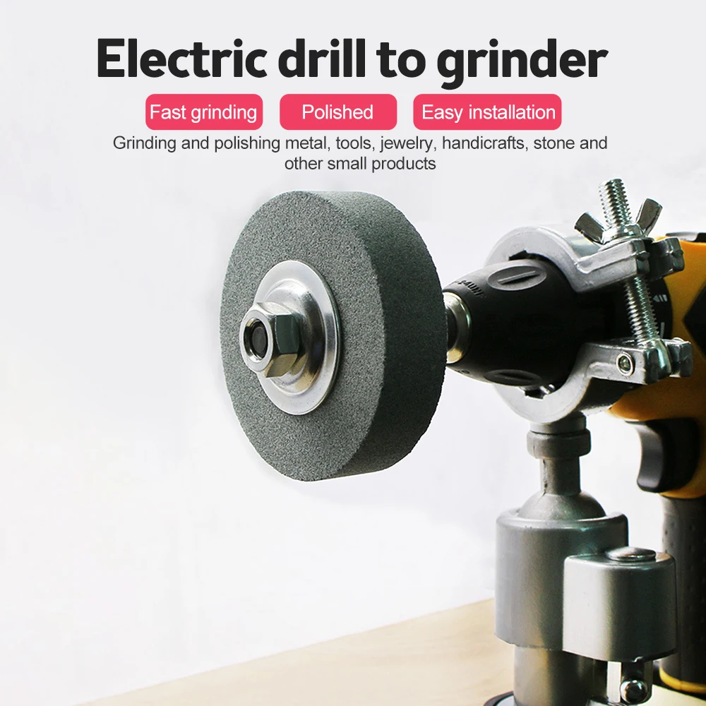 Almohadilla de pulido para muela, disco con cabeza de Metal, máquina de piedra, amoladora, herramienta giratoria, taladro eléctrico, máquina rectificadora, vástago de conexión - imagen 3