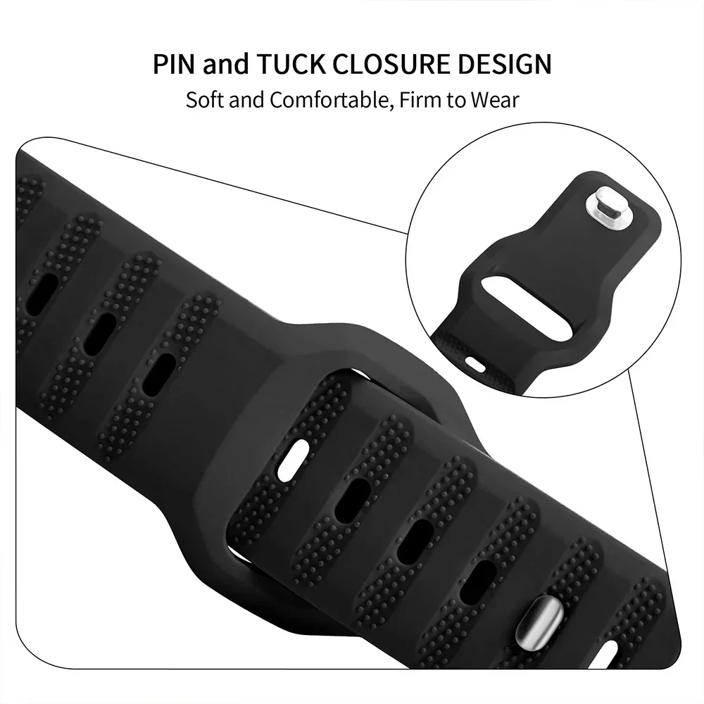 Correa de silicona de 20mm/22mm para COLMi I31 M42 V76 I30 C81 P28 PLUS pulsera deportiva para COLMI P86 V68 P76 P81 i28 Ultra reemplazar banda - imagen 5