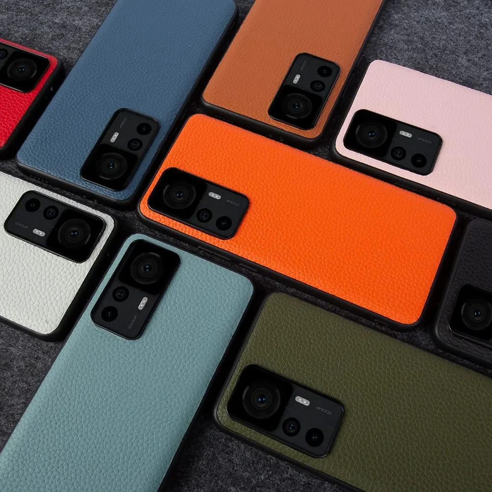 Full Wrapped Cowhide Genuine Leather Case For Xiaomi 12t Pro Mi12Pro 14Pro 13Pro 12SUltra 12Lite 11T Business Phone Cover Fundas - imagen 4