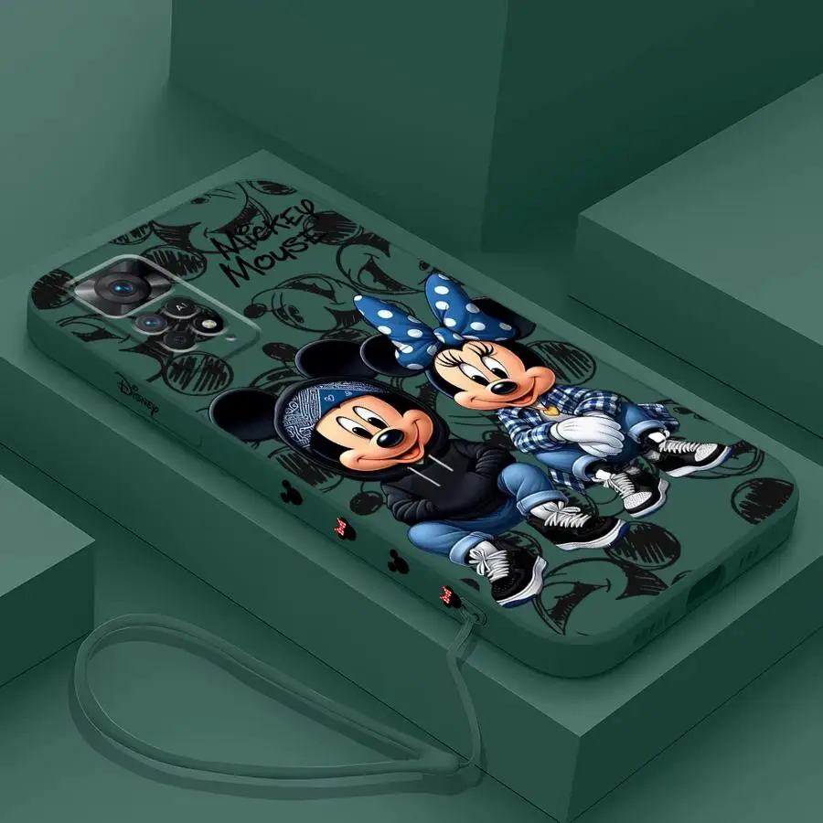 Funda de teléfono genial de Mickey Minnie Mouse de Disney para Xiaomi Redmi Note 10 13 12 Pro Plus 9S 11 Pro 5G 10T 9T 8 9 10 Pro 12S 11S - imagen 3