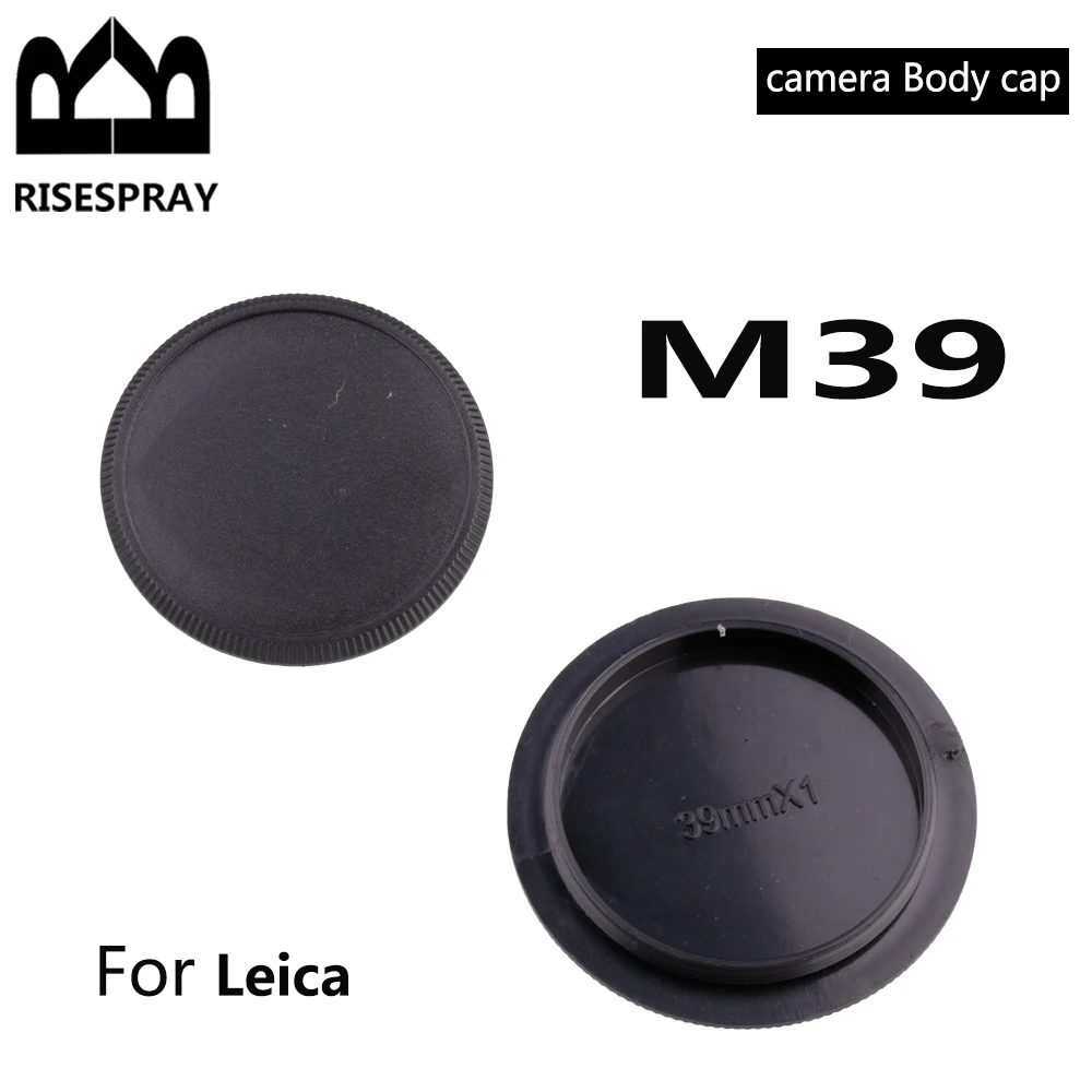 Tapa de lente trasera M39, juego de tapa de cuerpo de cámara, plástico negro para todas las cámaras y lentes de montaje M39 (M39x1) - imagen 2