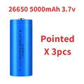 26650 pointed 3pcs