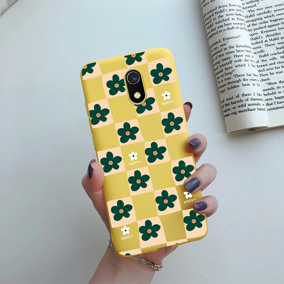 Funda de dibujos animados de flores para Xiaomi Redmi 8A, funda de teléfono de lujo, Fundas suaves delgadas para Xiaomi Redmi 8A 8 A A8, cubierta trasera para Redmi8A Capa - imagen 2