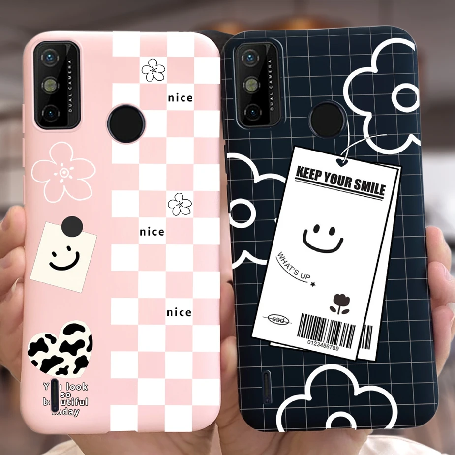 Funda de silicona blanda para teléfono Tecno Spark 6 Go, carcasa trasera pintada con arte de lujo, KE5j, KE5k, 2020 - imagen 2