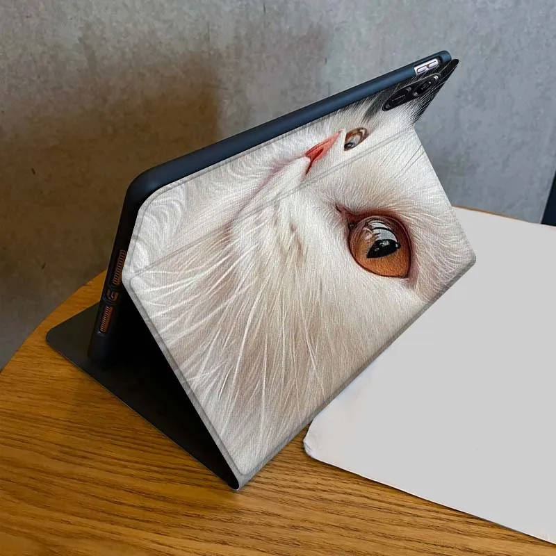 Gatito creativo blanco y negro para Huawei MediaPad MatePad Air M6 M5 M2 T10s T5 C5e 10 11 12X10,8 SE Pro funda para tableta - imagen 5