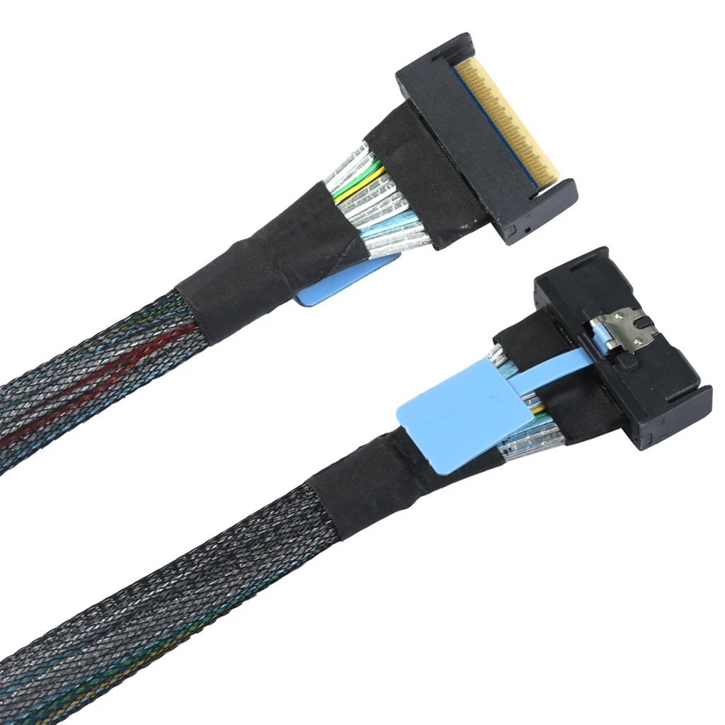 Cable adaptador PCI Express Slimline SAS MCIO SFF-8654 8I 5.0 74P PCIE a MCIO 8654 Línea de conexión - imagen 3