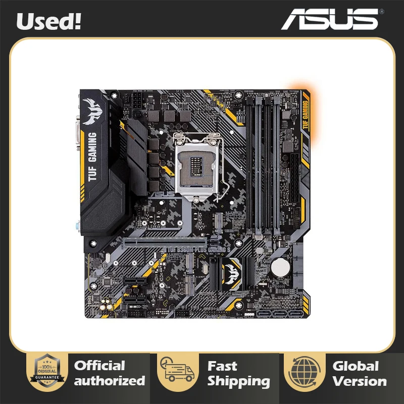 ASUS-placa base B360M-PLUS GAMING S, Intel LGA1151, B360, Chipset DIMM DDR4, compatible con i7 8700, 8700K, 8500 CPU - imagen 2