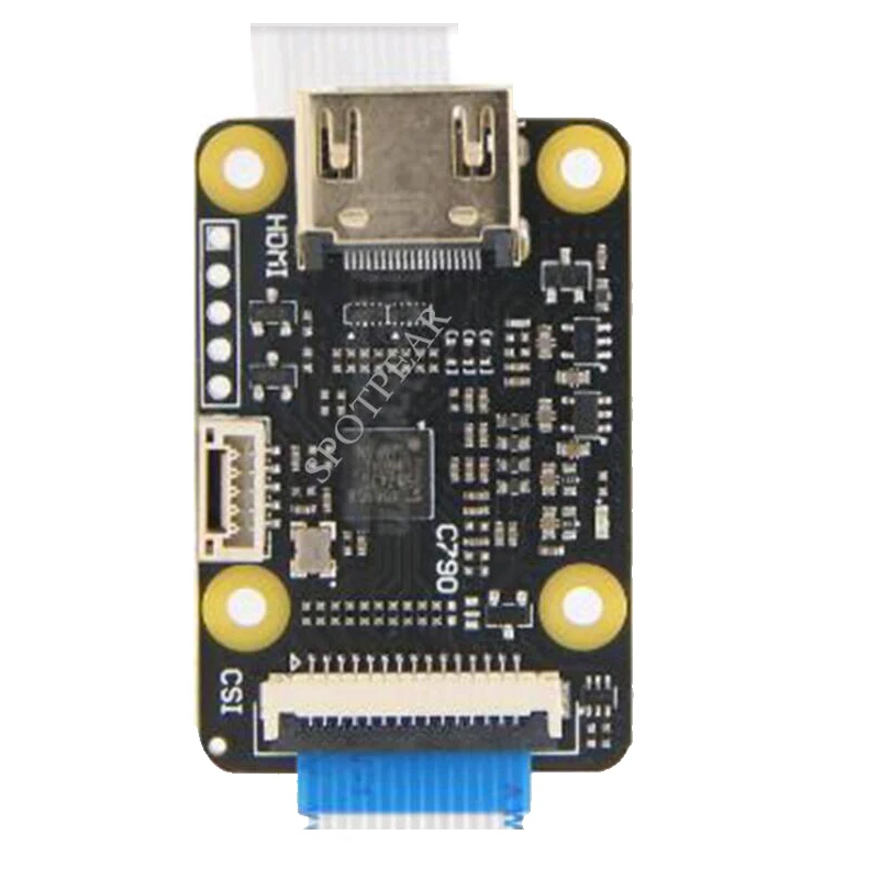 Adaptador de cámara Raspberry Pi HDMI a CSI 2, C790, HDMI, compatible con Audio ZERO /3B/3B + /4B /CM3 /CM4 para Pi5 - imagen 4