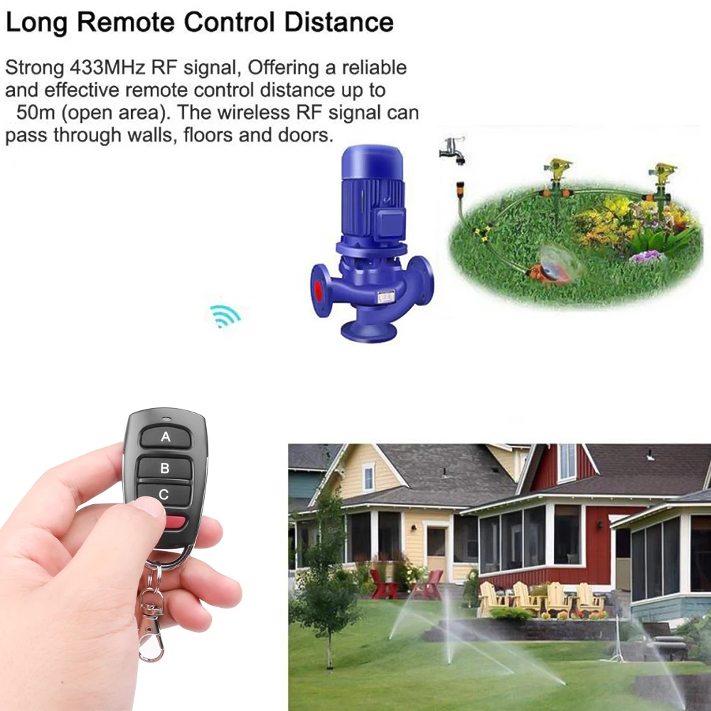 Control remoto inalámbrico RF de 433mhz, copia de código, duplicador de puerta de garaje, llave de 433,92 mhz, abridor remoto, clonación, copia remota - imagen 4