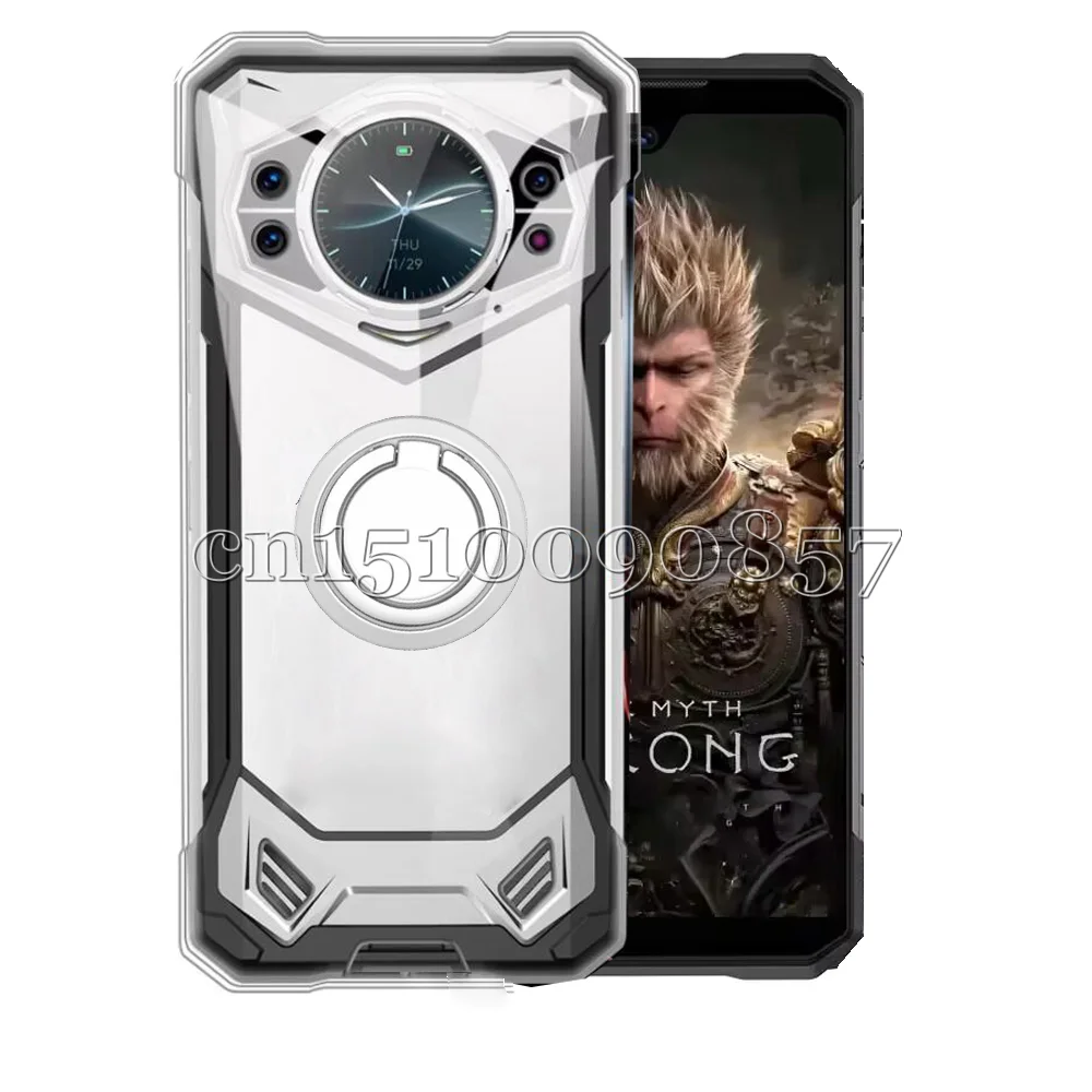 Funda con soporte de anillo para DOOGEE S200, cubierta suave de TPU a prueba de golpes para Doogee S200 Couqe